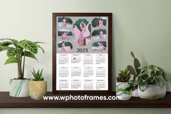 Personalised Photo Calender Design 6