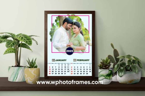 Calender Photo Frame Design 6