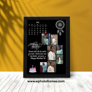 Moon Shape Collage Templates Photoframes