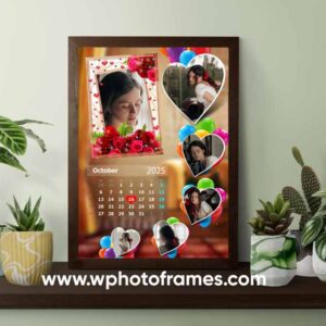 Love Calender Photo Frame Design 3