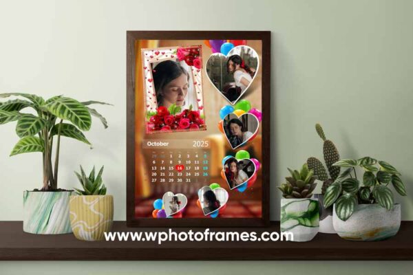 Love Calender Photo Frame Design 10 - Image 4