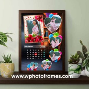 Love Calender Photo Frame Design 1