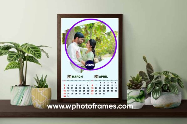 Calender Photo Frame Design 5