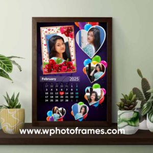 Love Calender Photo Frame Design 4