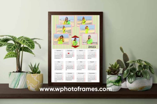 Personalised Photo Calender Design 4