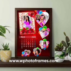 Love Calender Photo Frame Design 9