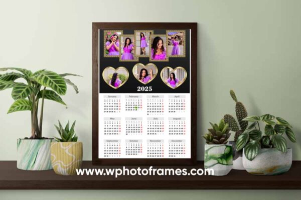 Personalised Photo Calender Design 3