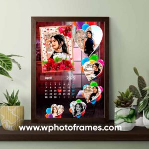Love Calender Photo Frame Design 8