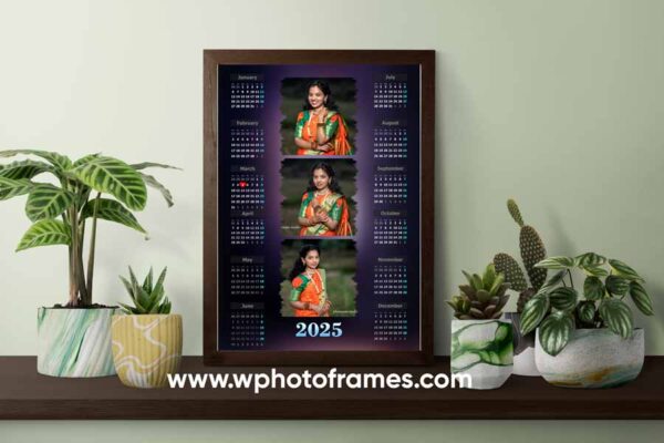 Personalised Photo Calender Design 2