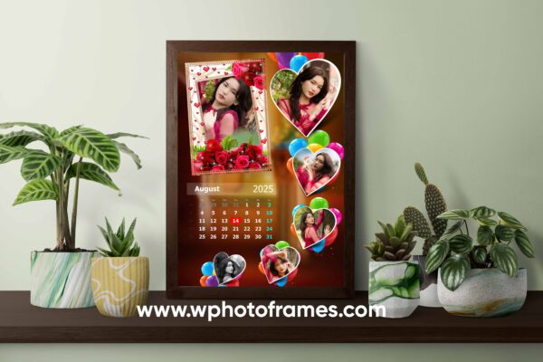 Love Calender Photo Frame Design 10 - Image 6