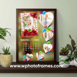 Love Calender Photo Frame Design 6