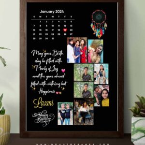 Moon Collage Photo Frame